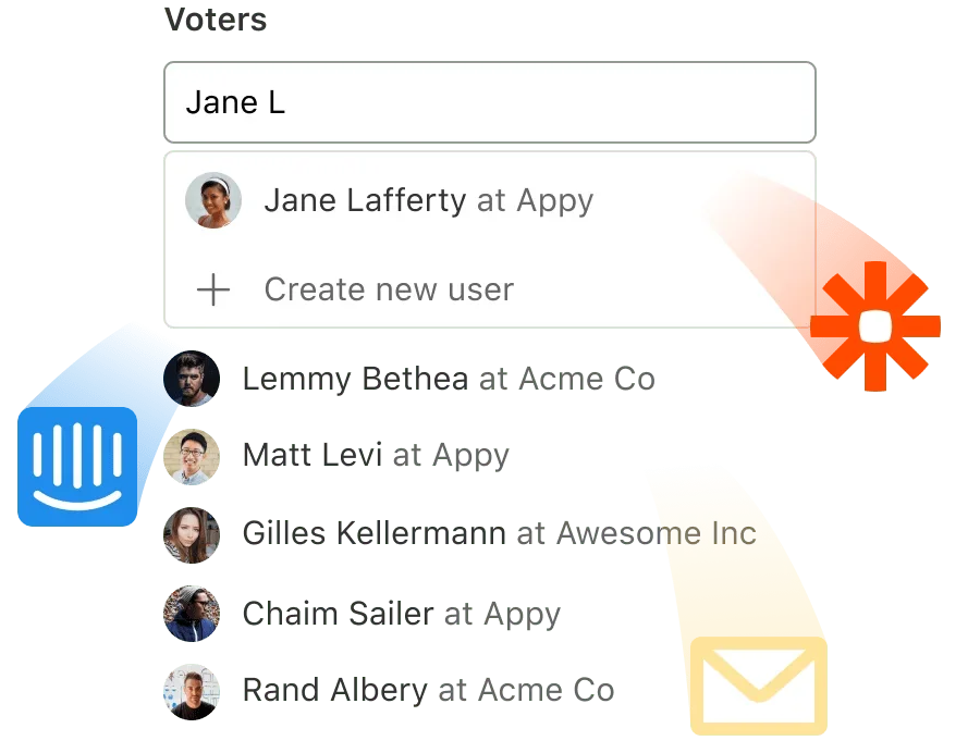 Support and sales teams capturing feedback inside the tools they use every day.