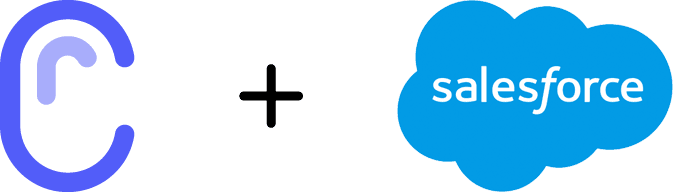 Salesforce blue cloud logo