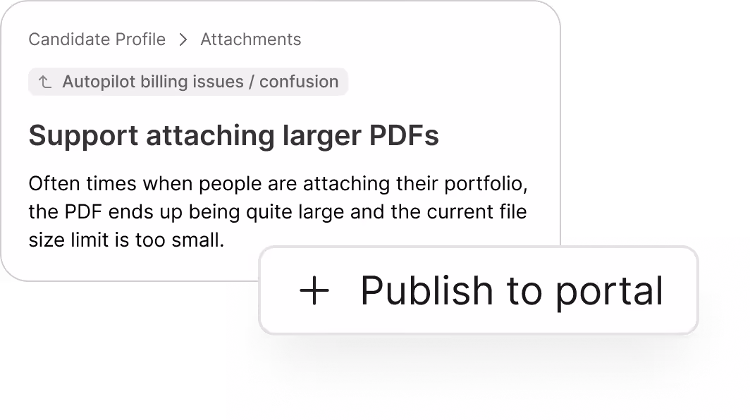 Portal feedback linked to an internal idea and kept in sync.