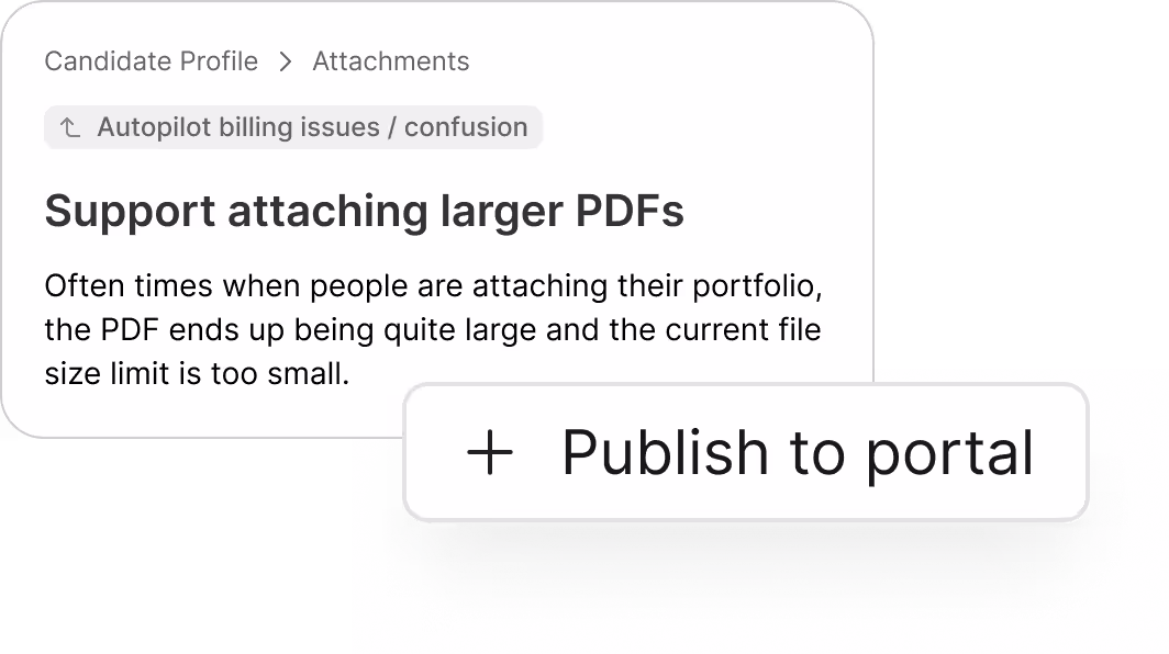 Portal feedback linked to an internal idea and kept in sync.