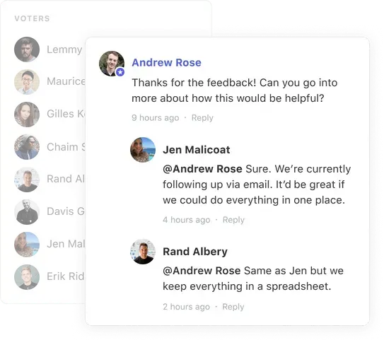 Instantly reply to several customers at once to show you're listening