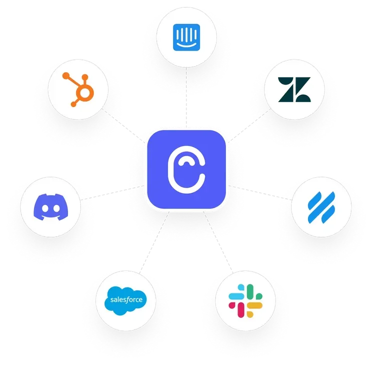 Many industry standard services can feed into Canny.