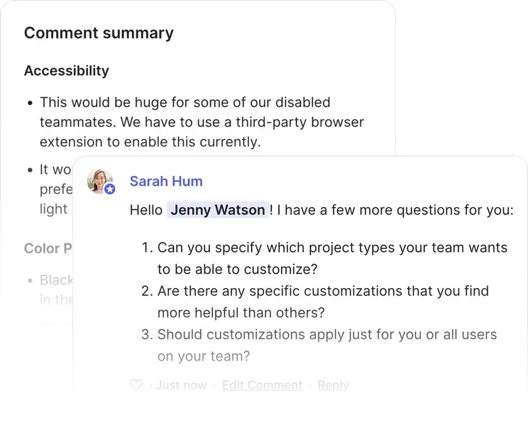 Let AI help you to respond and summarize